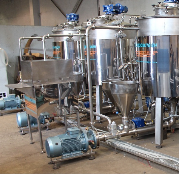 Оборудование для производства молока и кефира, растительных сливок и сметаны из сухого молока